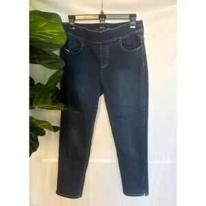Gloria Vanderbilt Slimming Effect Dark Wash Crop Jeans Womens Size 8